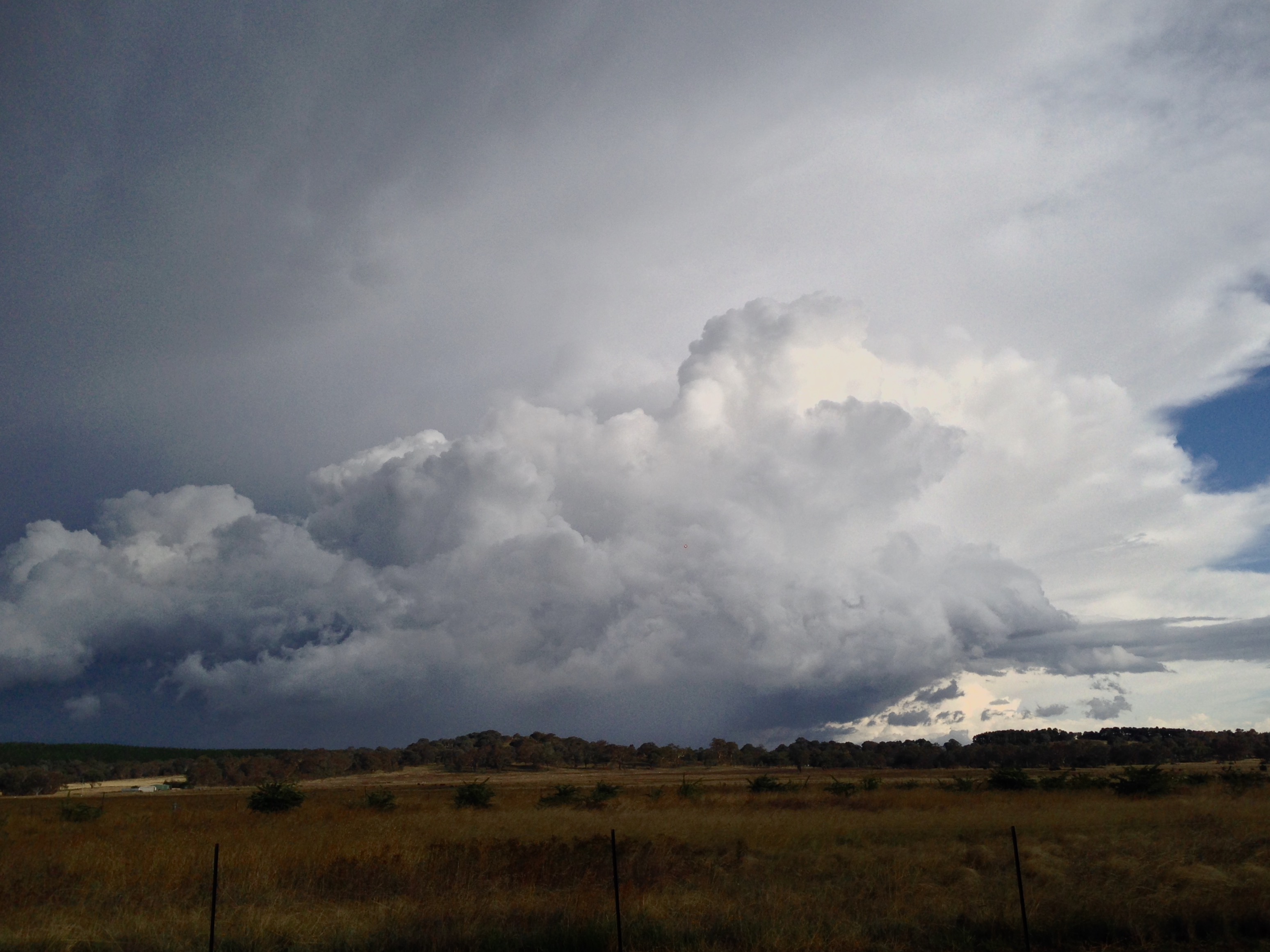 Cumulonimbus cloud over Canberra, ACT